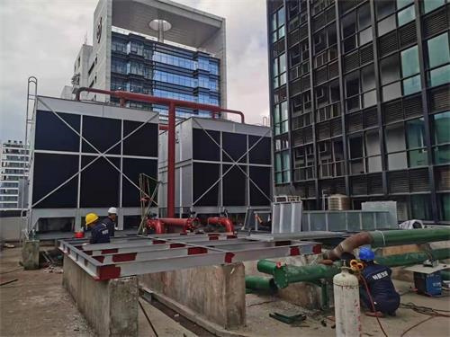 中央空調(diào)冷卻塔噪聲來(lái)源及降噪治理方法,中央空調(diào)冷卻塔圖片